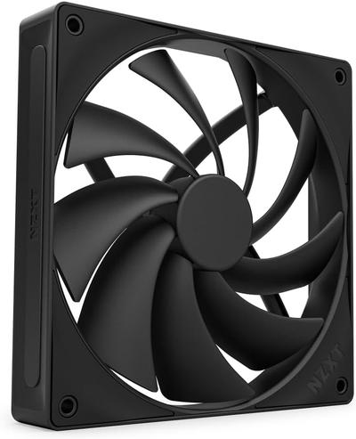 NZXT F140Q Quiet (140mm/58.4 CFM/1.1 mmH2O Static Pressure/1200 RPM Max/20.5 dBA/Fluid Dynamic Bearing/No RGB/PWM)
