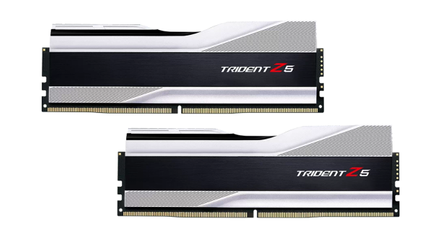 G.Skill Trident Z5 32GB (2x16GB) DDR5-6000 CL36 Metallic Silver F5-6000J3636F16GX2-TZ5S
