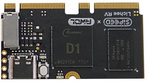 Sipeed Lichee RV Nezha compute module core board with Allwinner D1 chip, official product photo