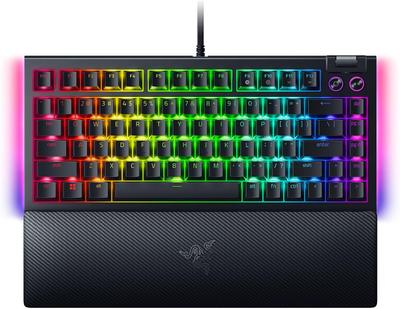 Razer BlackWidow V4 75% (Hot-Swap/Razer Orange Tactile/$139.99)