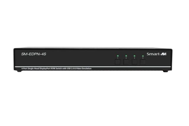 SmartAVI SM-EDPN-4S-S 4-Port Single-Head DisplayPort KVM Switch