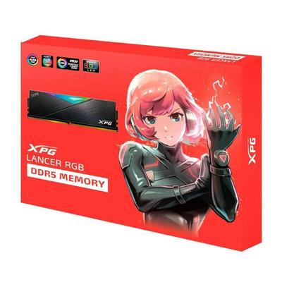 ADATA XPG Lancer RGB AX5U6000C3032G-DCLARBK (64GB (2 x 32GB Kit)/DDR5 6000MHz/CL30/RGB Black/Intel XMP 3.0, AMD EXPO)