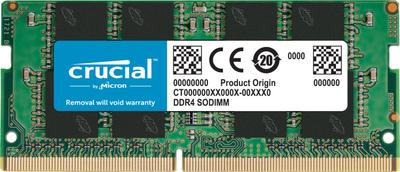 Crucial SODIMM CT16G4SFRA32A (16GB Single Module/DDR4 SODIMM/3200MHz/CL22/1.2V/Laptop Memory)