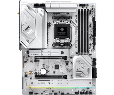 ASRock X870 Steel Legend WiFi (AM5/AMD X870/ATX/14+2+1 Phase 80A Dr.MOS VRM/Three M.2 Slots/Wi-Fi 7)