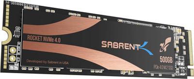 Sabrent Rocket 4 (PCIe 4.0 NVMe/5,000 MB/s Read/4,400 MB/s Write/Mainstream Sabrent Option)
