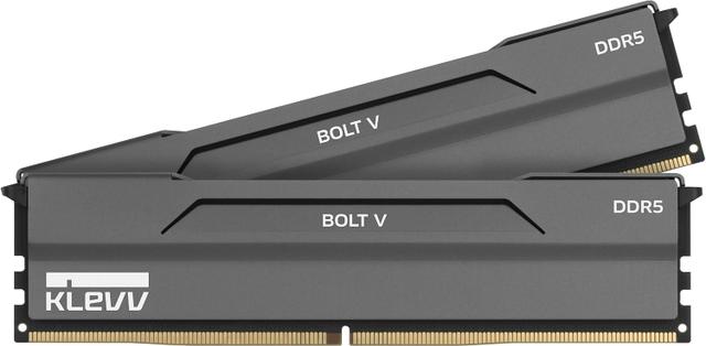 KLEVV Bolt V DDR5 16GB Black gaming desktop memory module