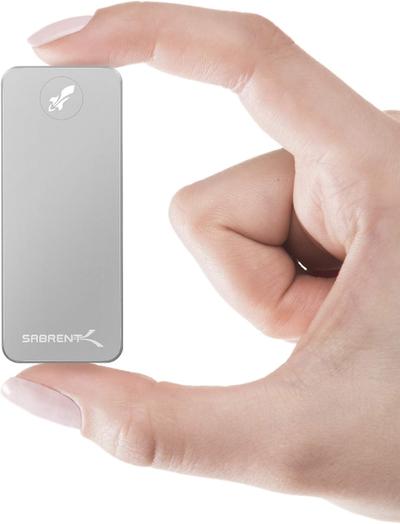 Sabrent Rocket Nano (Portable SSD/USB 3.2 Gen 2/1,000 MB/s/Ultra-Compact Keychain-Sized)