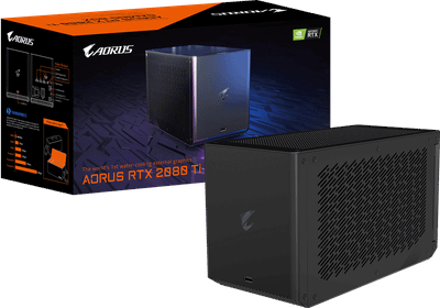 GIGABYTE AORUS RTX 2080 Ti Gaming Box (GV-N208TIXEB-11GC) (Pre-Installed GeForce RTX 2080 Ti 11GB / World's First Water-Cooled eGPU / Thunderbolt 3)