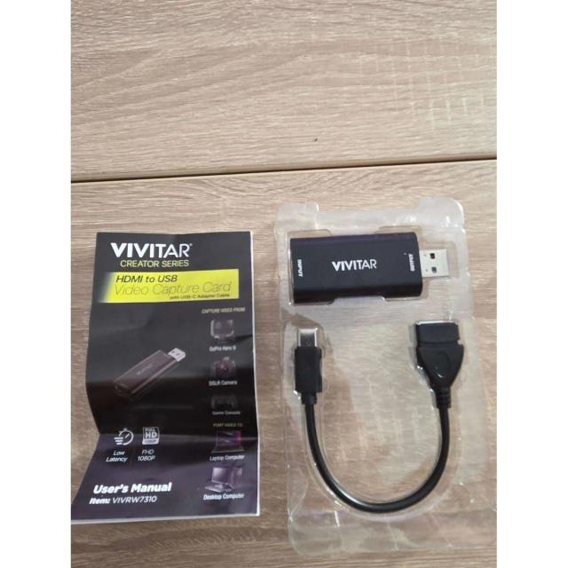 Vivitar Creator Series HDMI to USB Video Capture Card Full HD 1080P