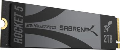 Sabrent Rocket 5 (PCIe 5.0 NVMe/14,000 MB/s Read/12,300 MB/s Write/Sabrent's Gen 5 Flagship)