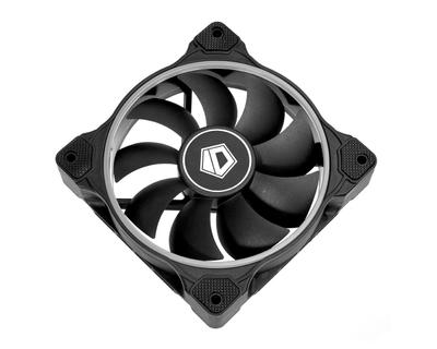 ID-COOLING ZF-12025 (120mm/55.2 CFM/1.8 mmH2O Static Pressure/1900 RPM Max/26.0 dBA/Hydraulic Bearing/No RGB/PWM)