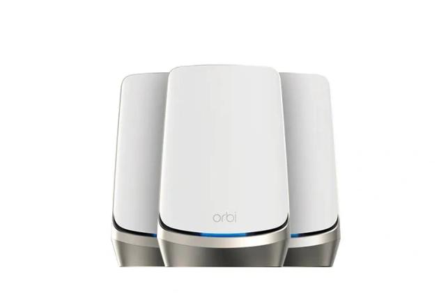 NETGEAR Orbi RBKE963 960 Series quad-band WiFi 6E mesh system three-pack