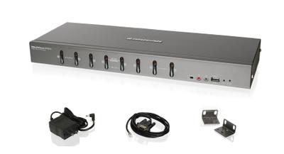 IOGEAR GCS1108 8-Port DVI KVMP Switch with VGA Support