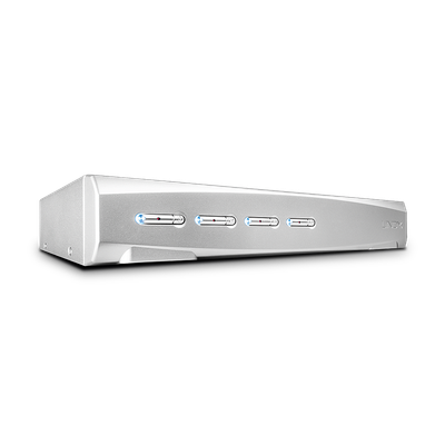 Lindy 4 Port KVM Switch Pro USB 2.0, DisplayPort 1.2 with TTU (DisplayPort / 4 Computers / 4K@60Hz / ~£525)