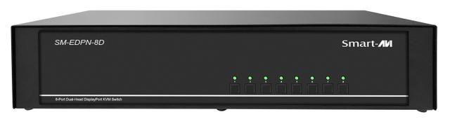 SmartAVI SM-EDPN-8D-S 8-Port Dual-Head DisplayPort KVM Switch
