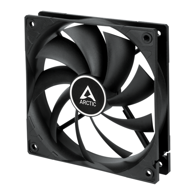 Arctic F12 PWM 120mm airflow-optimised case fan in black