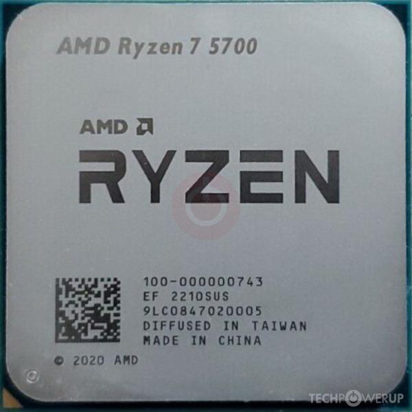AMD Ryzen 7 5700 processor chip
