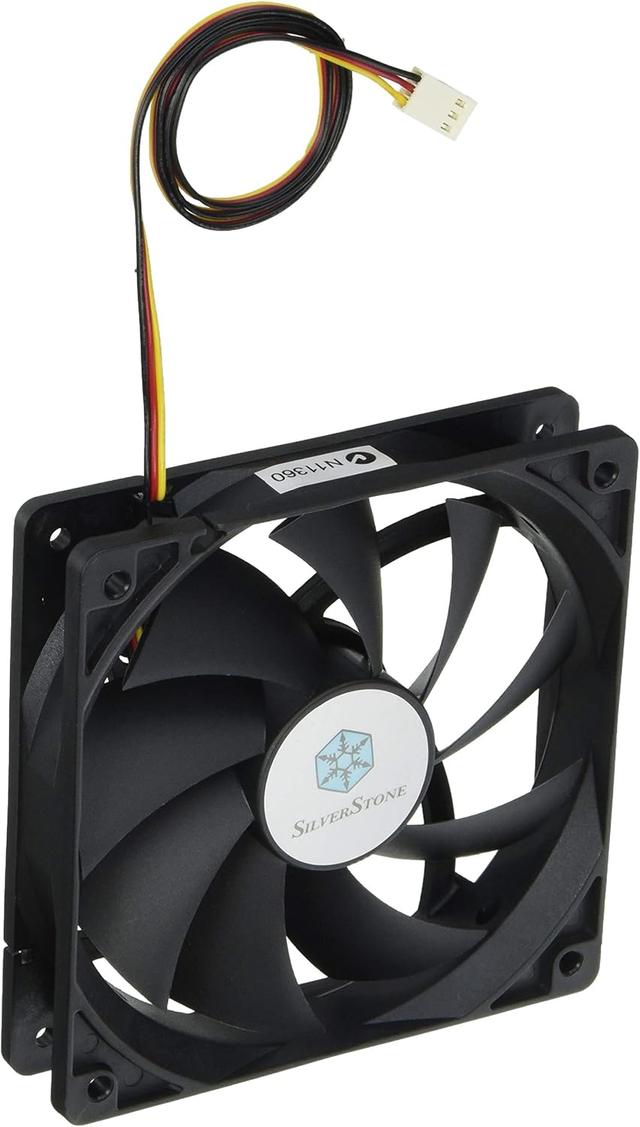 SilverStone FN121 120mm case fan, clear