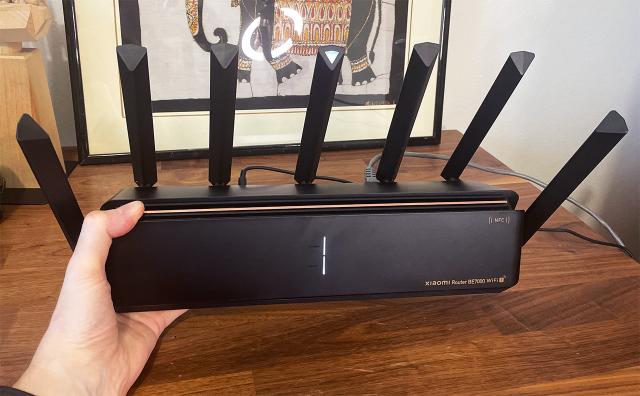 Xiaomi Router BE7000 WiFi 7 router with seven antennas