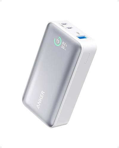 Anker 533 Power Bank (PowerCore 30W, 10,000mAh, Smart LCD Display)
