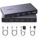 UGREEN USB-C KVM Switch (2 Laptops, 2 Monitors, PD 100W, 4K@60Hz)