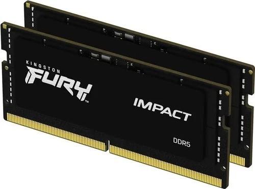 Kingston FURY Impact KF548S38IBK2-64 64GB (2x32GB) DDR5 4800MHz CL38 SODIMM laptop memory kit