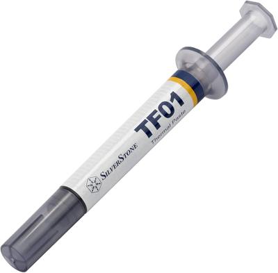 SilverStone TF01 (Silicone-Based/Non-Conductive/No Separation or Leakage/Standard Mounting Paste)