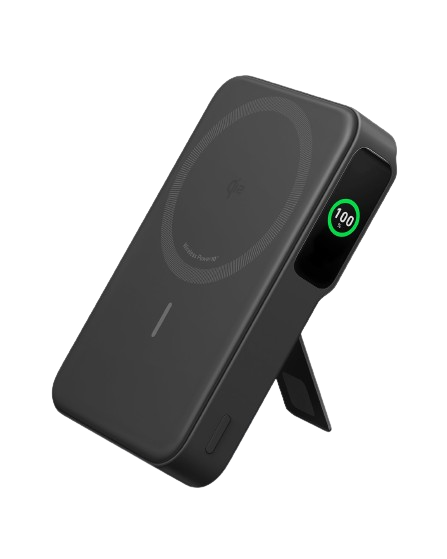 Anker MagGo 10,000mAh Qi2 magnetic power bank with kickstand