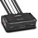 Lindy 2 Port DisplayPort 1.2 USB 2.0 & Audio Cable KVM Switch (DisplayPort / 2 Computers / 4K@60Hz / ~£176)