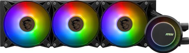MSI MAG CoreLiquid E360 360mm AIO liquid CPU cooler with LCD pump
