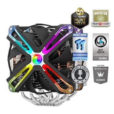Zalman CNPS20X (Dual-Tower Air/8 Heatpipes/Dual 140mm ARGB Fans/165mm Height/Flagship RGB Tower)