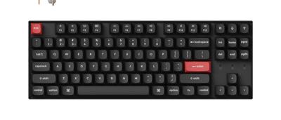 Keychron K8 Pro (TKL/Bluetooth 5.1 + USB-C/Hot-Swappable/QMK/VIA/Gateron Switches/PBT Keycaps)