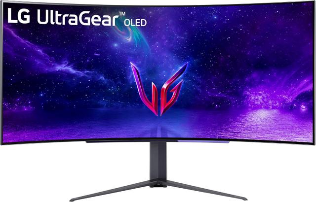 LG UltraGear 45GR95QE-B 45-inch curved ultrawide WOLED gaming monitor