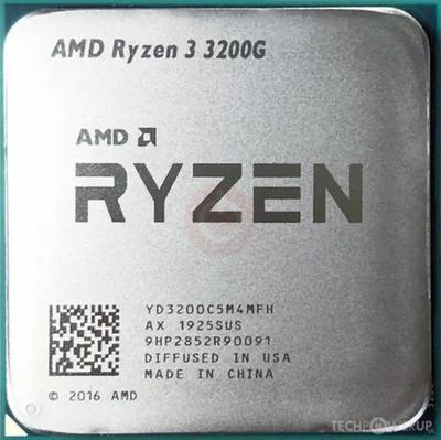 AMD Ryzen 3 3200G with Radeon Vega 8 Graphics