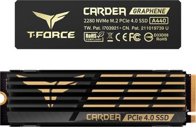 TeamGroup T-Force Cardea A440 (PCIe 4.0 NVMe/7,400 MB/s Read/6,800 MB/s Write/RGB Gaming Flagship)