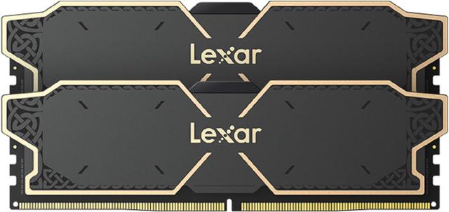 Lexar THOR OC DDR5 32GB (2x16GB) 6000MT/s CL32 desktop memory with heatsink, black