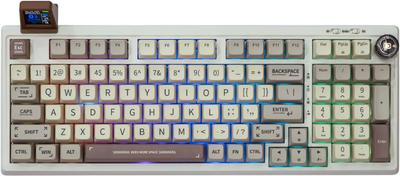 Epomaker RT100 (96%/Hot-Swap/Tri-Mode Wireless/Smart Rotary Knob + LCD Screen/RGB)