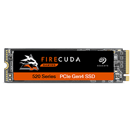 Seagate FireCuda 520 (PCIe 4.0 NVMe/5,000 MB/s Read/4,400 MB/s Write/Earlier Gaming Flagship with Rescue Plan)