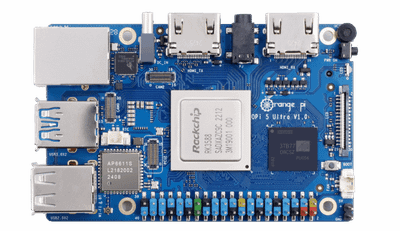 Orange Pi 5 Ultra (Single-Board Computer/Rockchip RK3588/Octa-Core Cortex-A76+A55/Up to 16GB LPDDR5/6 TOPS NPU/WiFi 6E)