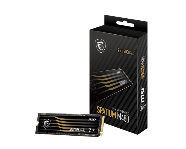MSI Spatium M480 PCIe Gen4 NVMe M.2 SSD