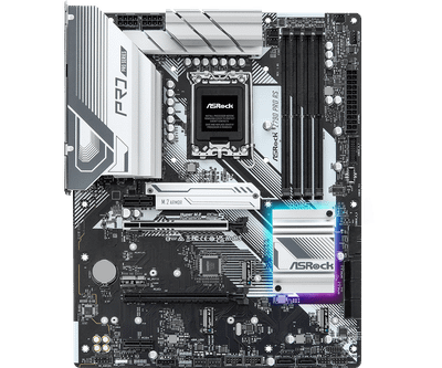 ASRock Z790 Pro RS (LGA1700/Intel Z790/ATX/14+1+1 Power Phase/Quad M.2/2.5G LAN)