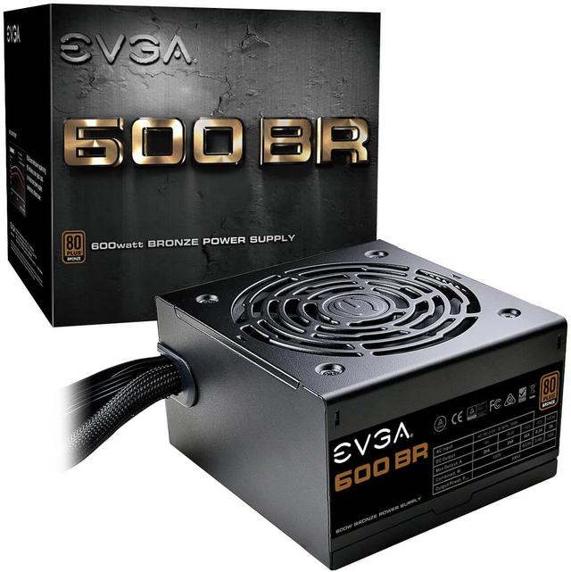 EVGA 600 BR 600W 80 PLUS Bronze non-modular ATX power supply