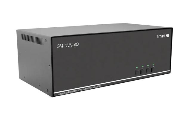 SmartAVI SM-DVN-4Q-S 4-Port Quad Dual-Link DVI-D KVM with USB