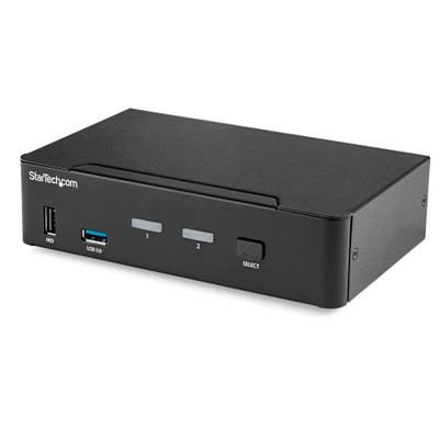 StarTech SV231DPU34K (DisplayPort / 2 Computers / 4K@60Hz / USB 3.0 Hub / HDCP 2.2 / ~$365)