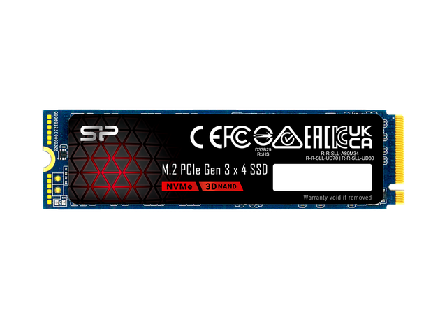 Silicon Power P34A80 PCIe Gen3 x4 NVMe M.2 2280 internal SSD