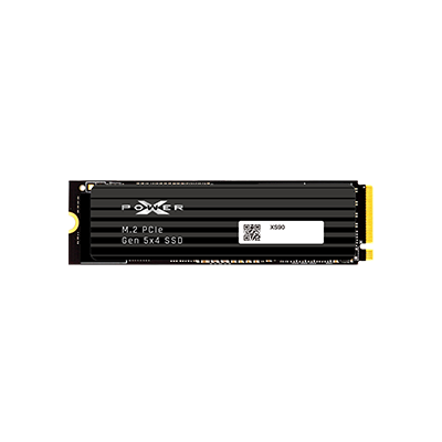 Silicon Power XPOWER XS90 (PCIe 5.0 NVMe/14,300 MB/s Read/13,400 MB/s Write/Heatsink-less Gen 5 Flagship)