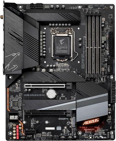 Gigabyte Z590 AORUS Elite AX (LGA1200/Intel Z590/ATX/PCIe 4.0/Triple M.2/Wi-Fi 6)