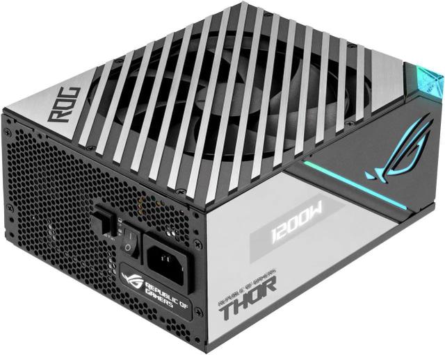 ASUS ROG Thor 1200W Platinum II fully modular ATX power supply with OLED display
