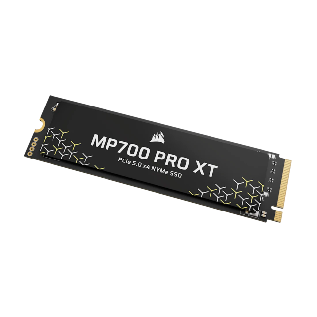 Corsair MP700 PRO XT PCIe 5.0 x4 NVMe M.2 SSD with default heatsink (CSSD-F10GBMP700PXNH)