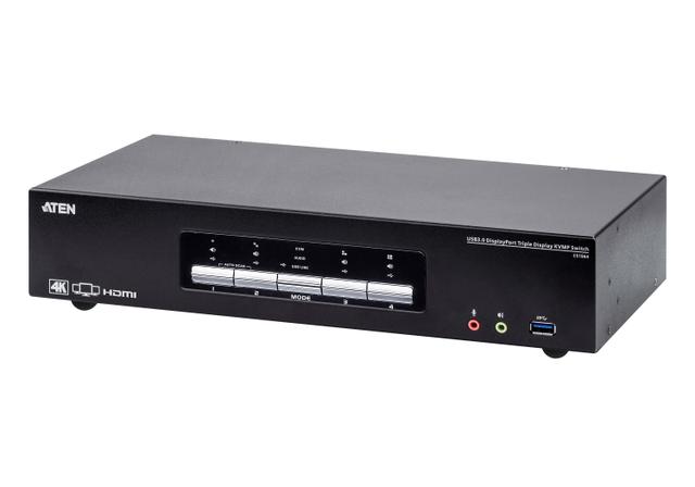 ATEN CS1964 4-port triple-monitor DisplayPort KVMP switch